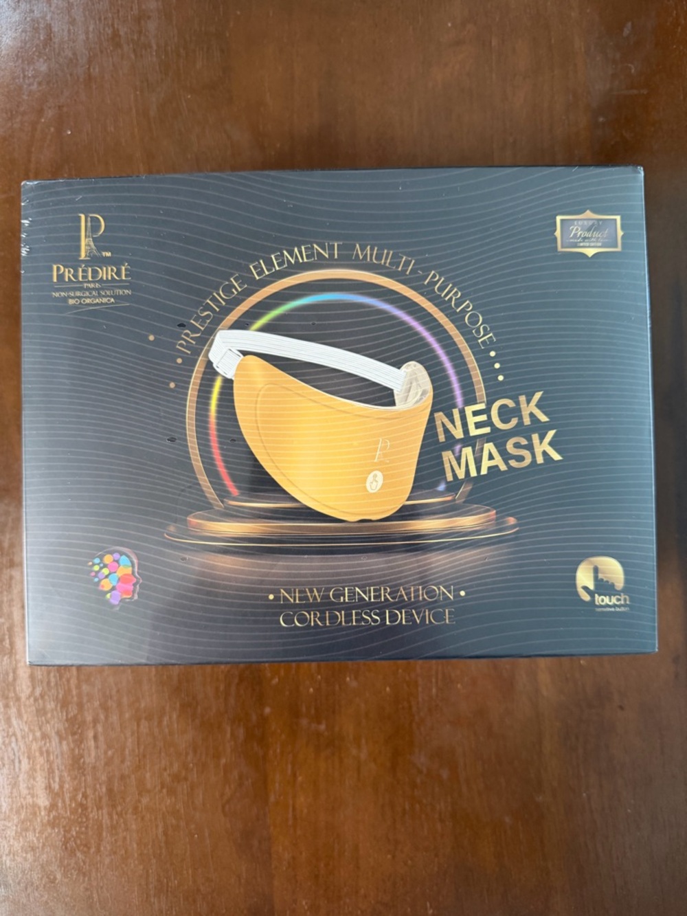 PREDIRE Neck Mask in Mustard Yellow